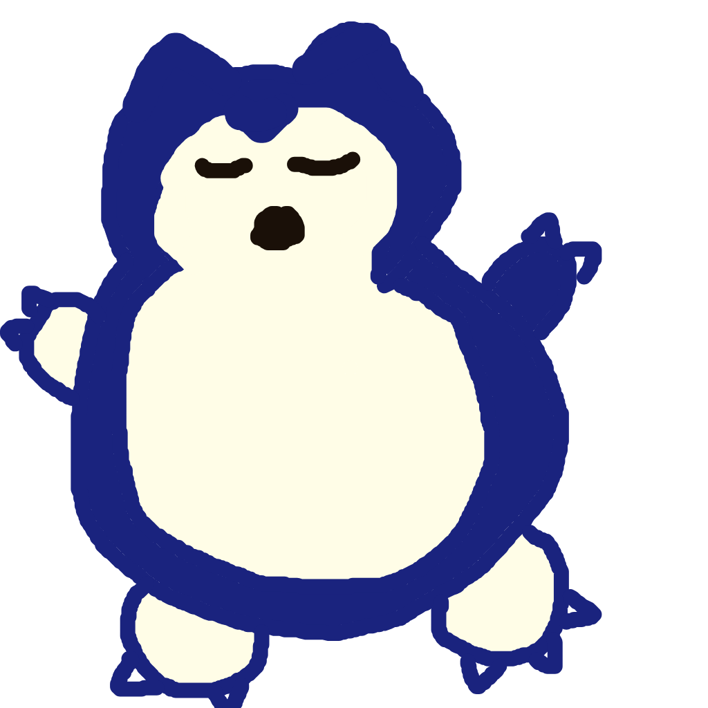 girafarad's drawing of Snorlax — Pokémon sketch on Sketchdex