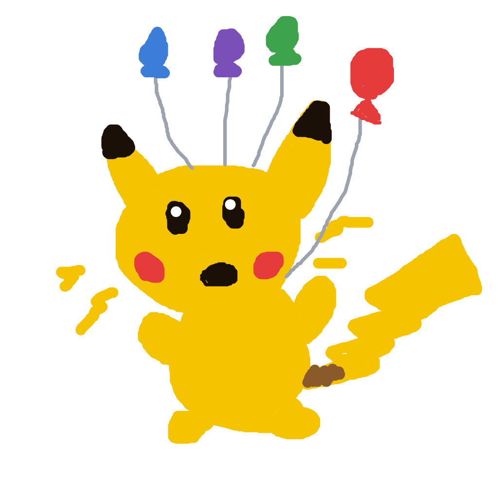 girafarad's drawing of Pikachu — Pokémon sketch on Sketchdex