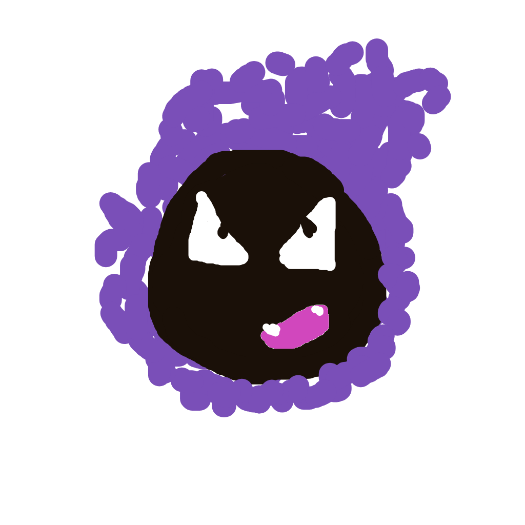 girafarad's drawing of Gastly — Pokémon sketch on Sketchdex