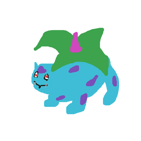 BlazingKangaskhan295's drawing of Ivysaur — Pokémon sketch on Sketchdex