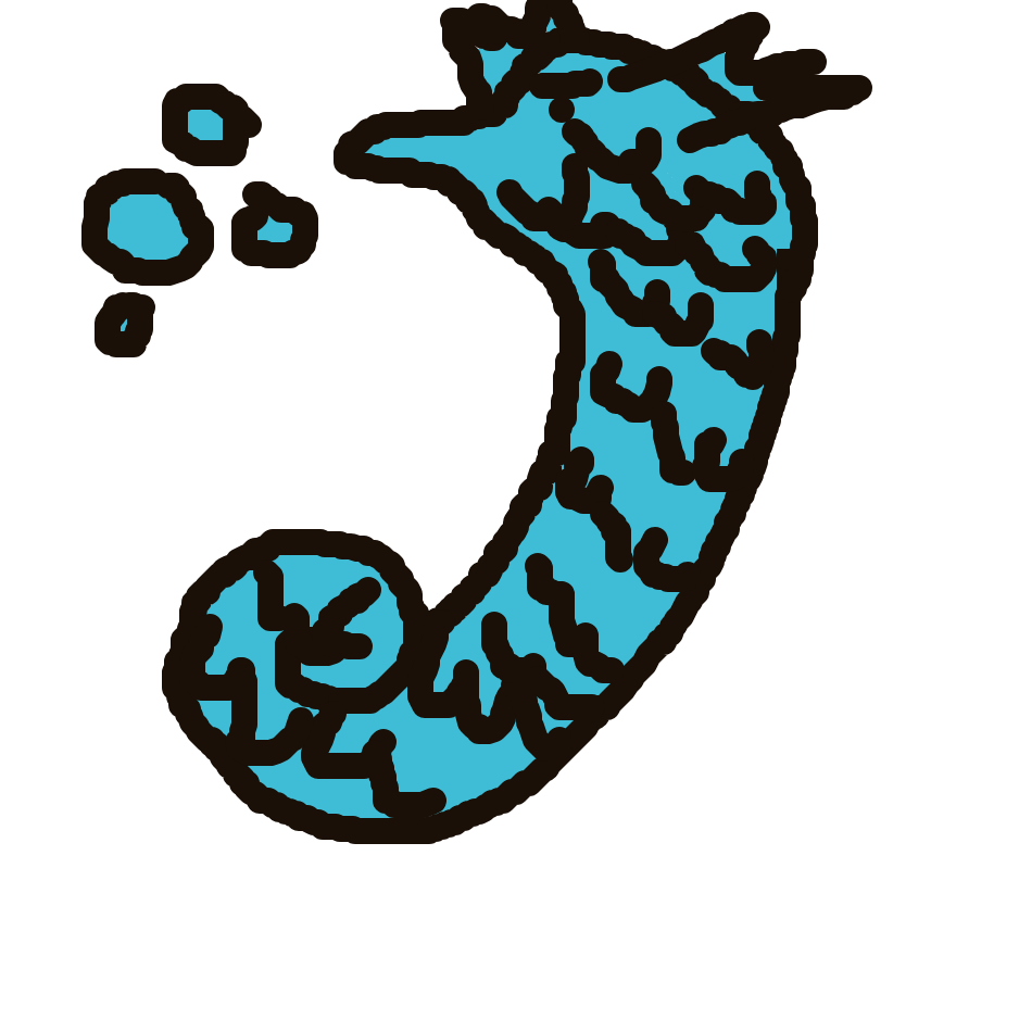 fx2's drawing of Seadra — Pokémon sketch on Sketchdex