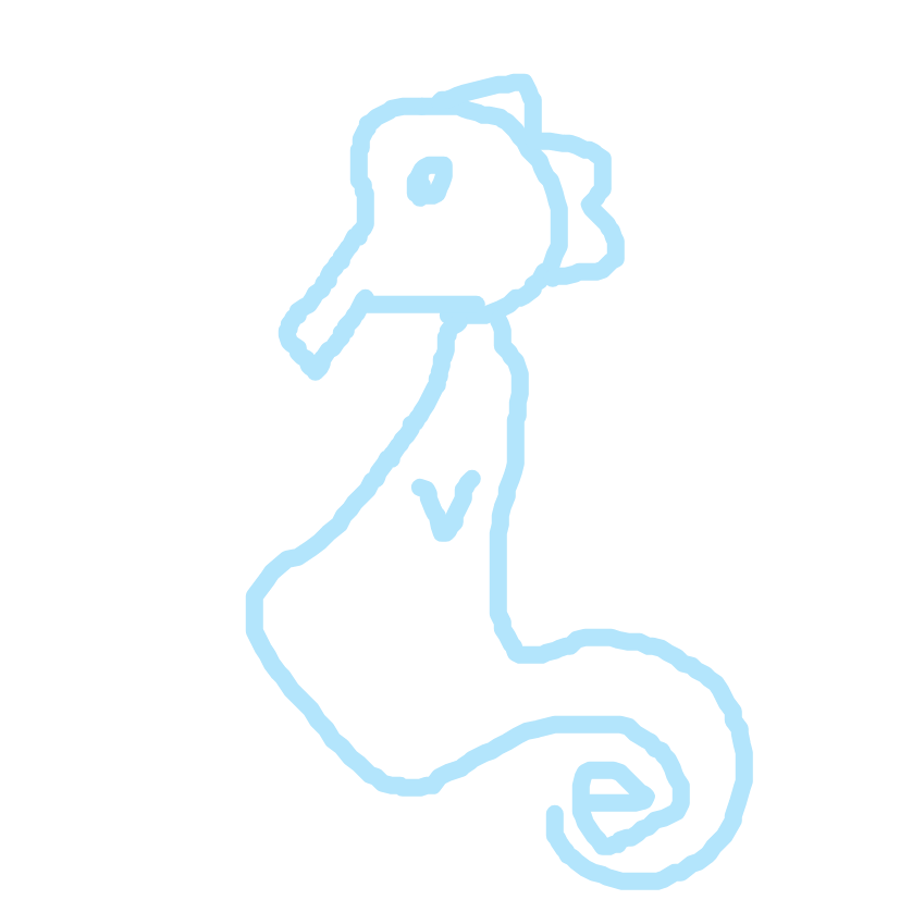 EmeraldRaichu33's drawing of Horsea — Pokémon sketch on Sketchdex