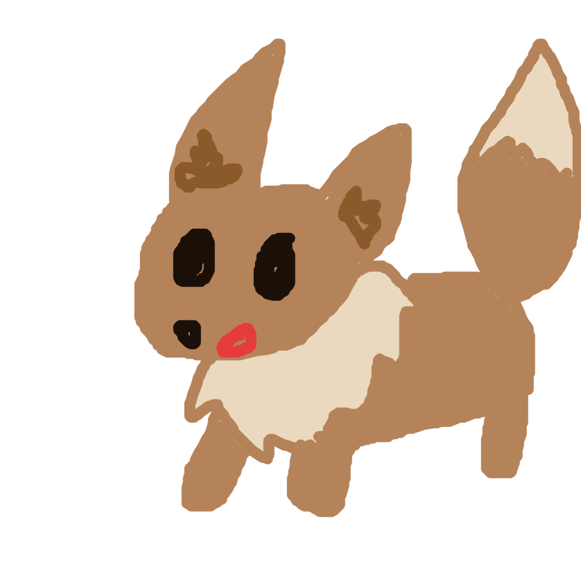EmeraldRaichu33's drawing of Eevee — Pokémon sketch on Sketchdex