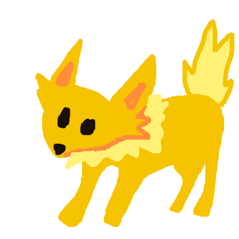 EmeraldRaichu33's drawing of Jolteon — Pokémon sketch on Sketchdex