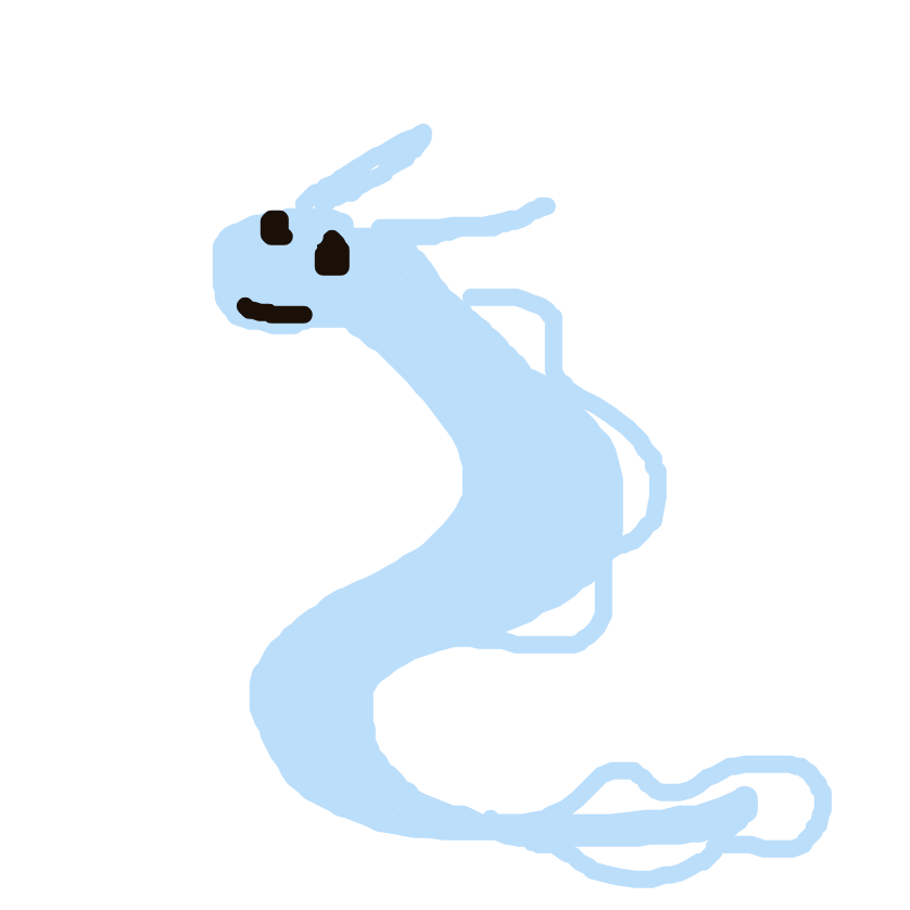 EmeraldRaichu33's drawing of Dratini — Pokémon sketch on Sketchdex