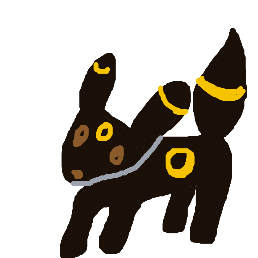 EmeraldRaichu33's drawing of Umbreon — Pokémon sketch on Sketchdex