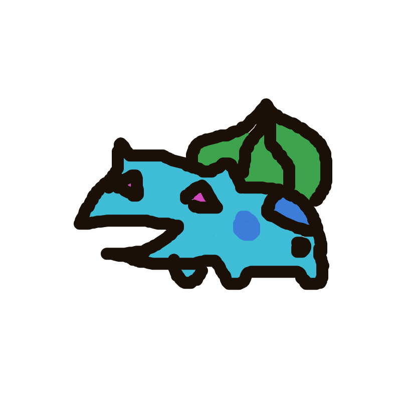 FrozenVaporeon511's drawing of Bulbasaur — Pokémon sketch on Sketchdex