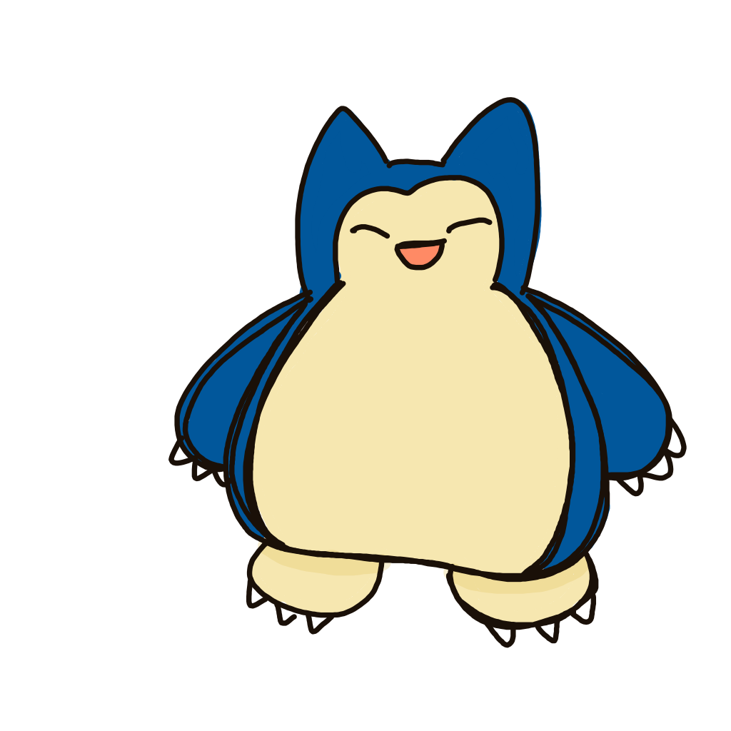 Snorlax drawing