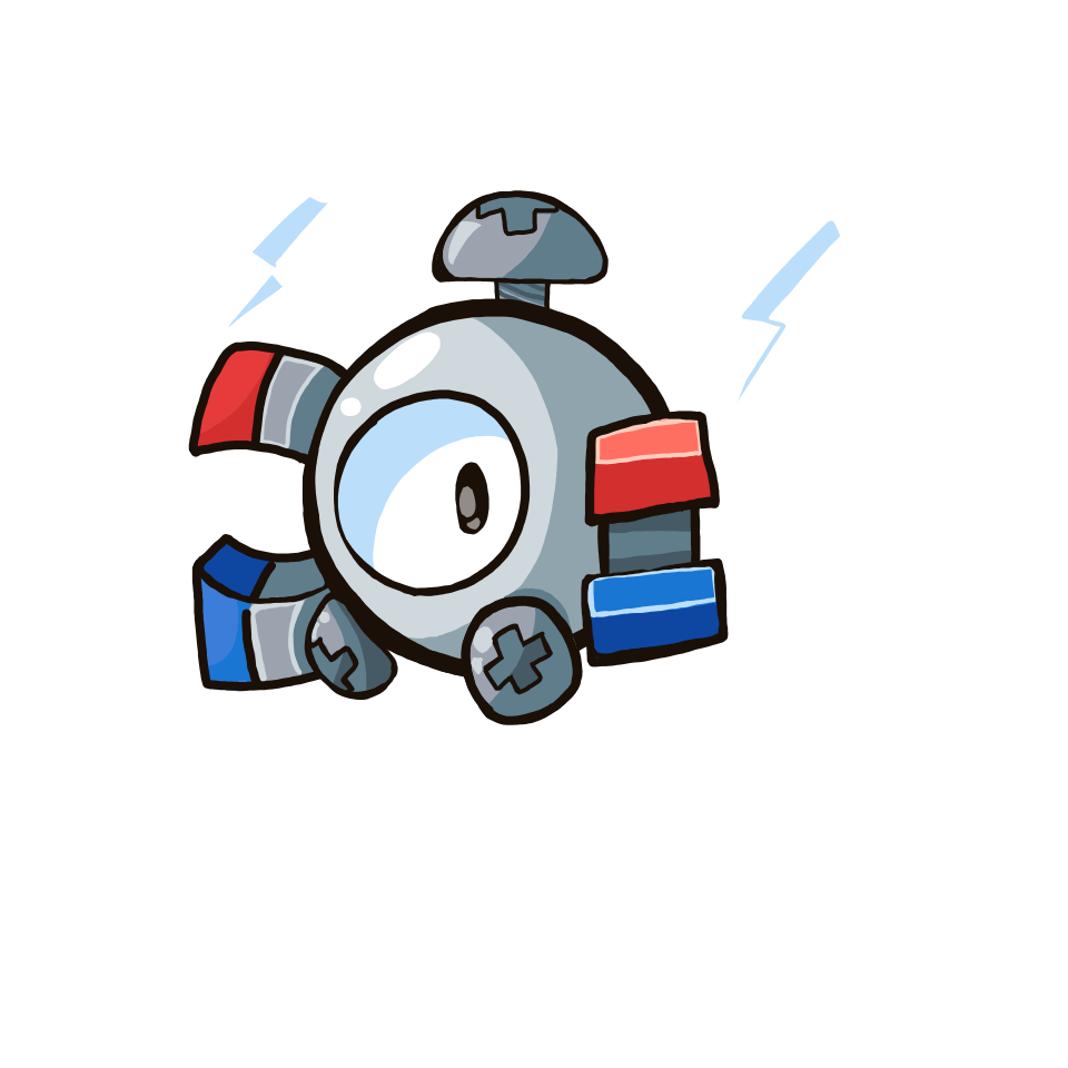 Exeko's drawing of Magnemite — Pokémon fan art on Sketchdex