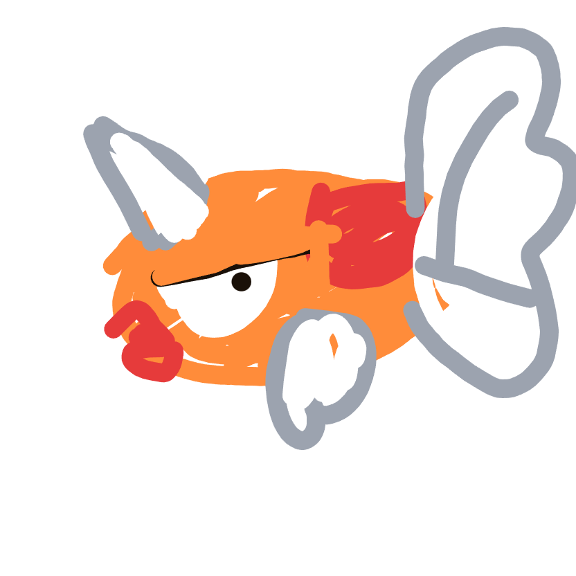 Goldeen drawing
