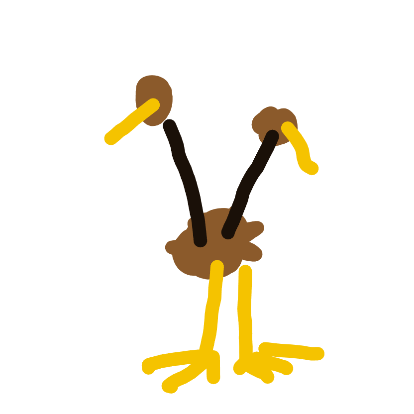 Dodrio drawing