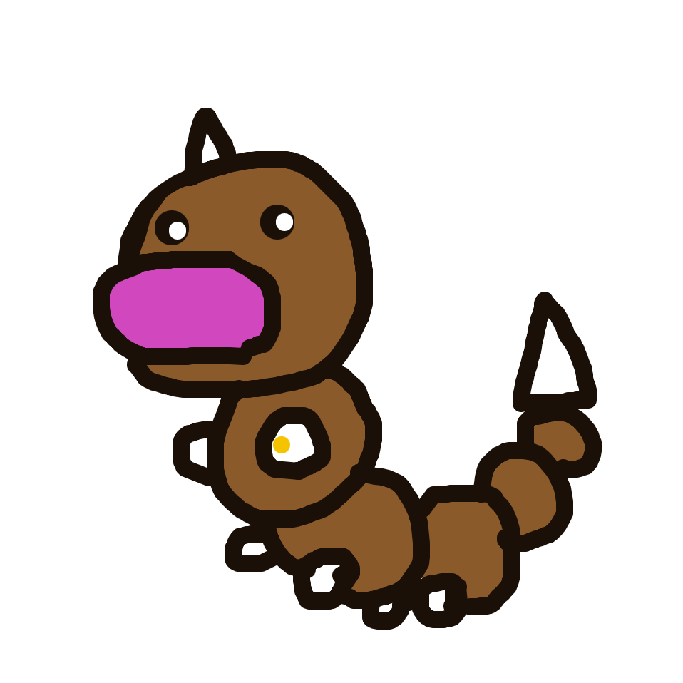 LightDragonite350's drawing of Weedle — Pokémon sketch on Sketchdex