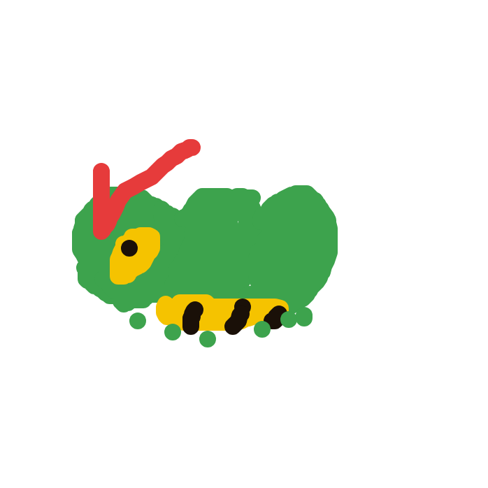 LuckyMoltres142's drawing of Caterpie — Pokémon sketch on Sketchdex
