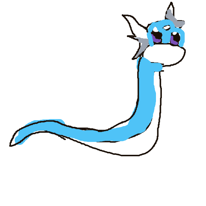 NotKeVN1's drawing of Dratini — Pokémon sketch on Sketchdex