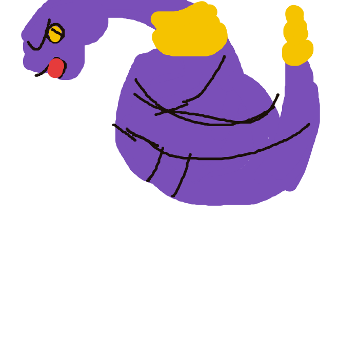 NotKeVN1's drawing of Ekans — Pokémon sketch on Sketchdex