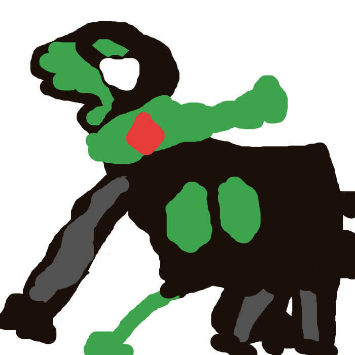NotKeVN1's drawing of Zygarde — Pokémon sketch on Sketchdex