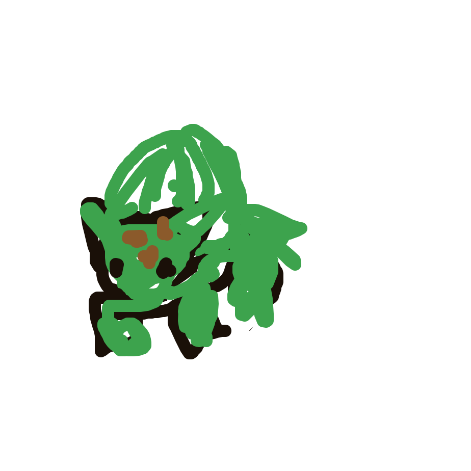 WaveMagmar799's drawing of Bulbasaur — Pokémon sketch on Sketchdex