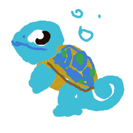 krokorokorok's drawing of Squirtle — Pokémon sketch on Sketchdex