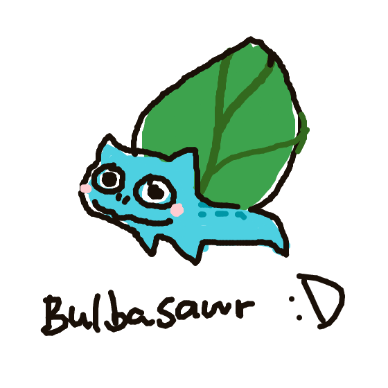 SwiftMachamp885's drawing of Bulbasaur — Pokémon sketch on Sketchdex