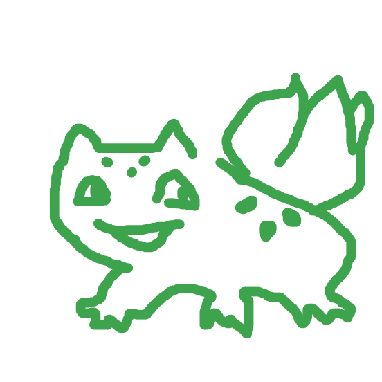 PrimalChansey478's drawing of Bulbasaur — Pokémon sketch on Sketchdex