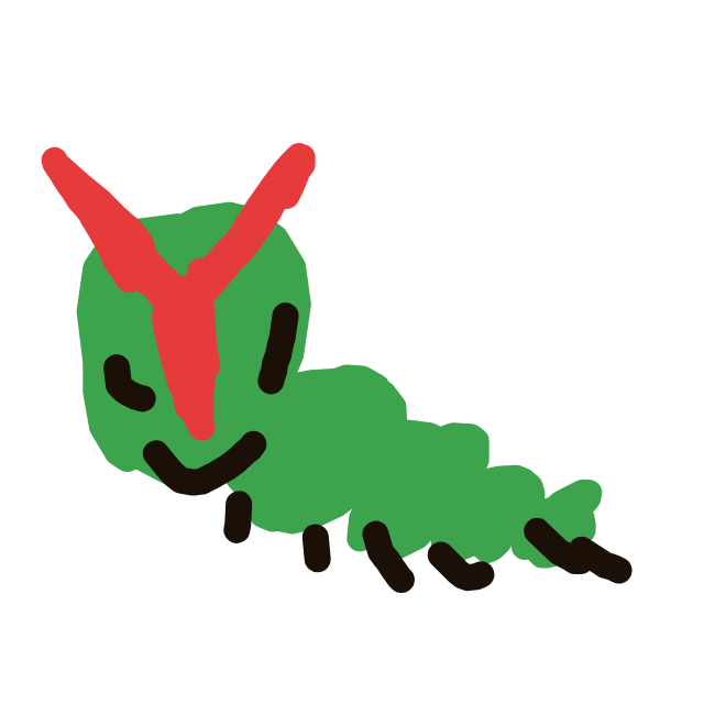 AzureStarmie585's drawing of Caterpie — Pokémon sketch on Sketchdex