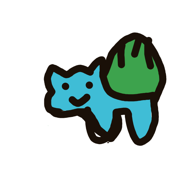 AzureStarmie585's drawing of Bulbasaur — Pokémon sketch on Sketchdex