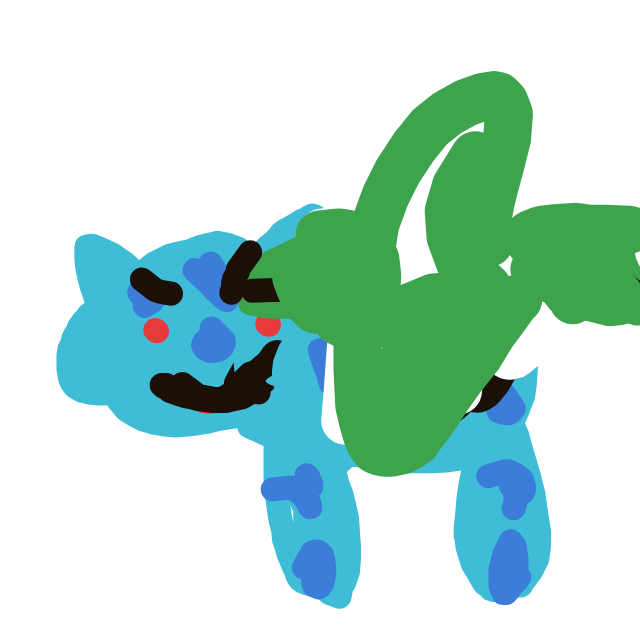 AzureStarmie585's drawing of Ivysaur — Pokémon sketch on Sketchdex