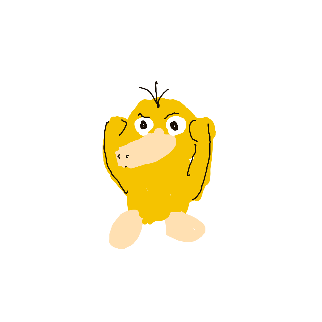 StarryFlareon538's drawing of Psyduck — Pokémon sketch on Sketchdex