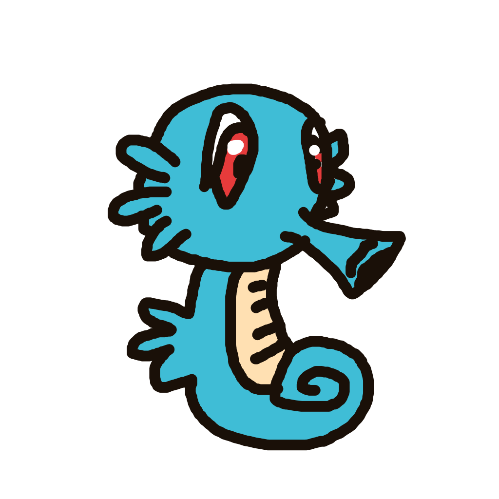 Horsea drawing