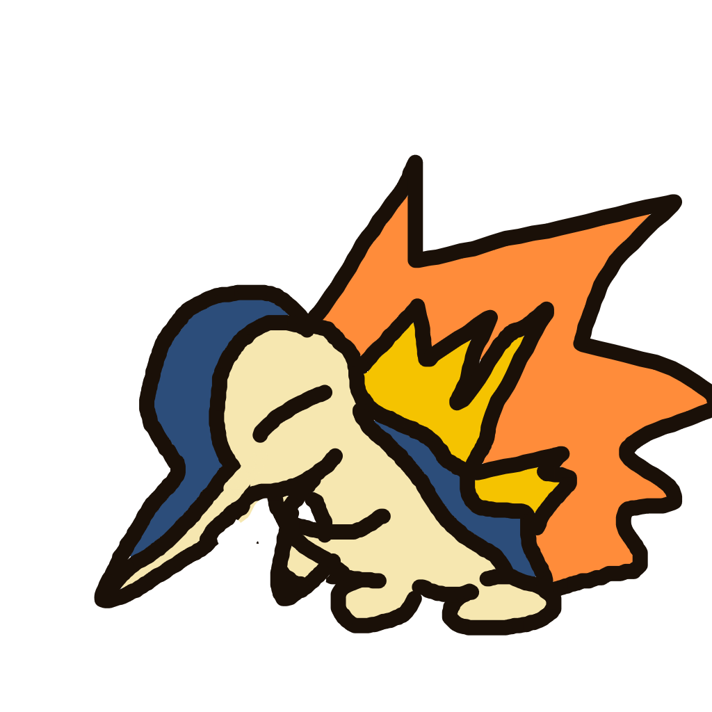MilwakeePastaDoodle's drawing of Cyndaquil — Pokémon sketch on Sketchdex