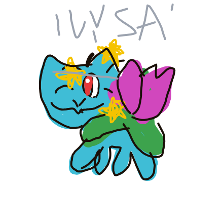 Ivysaur drawing