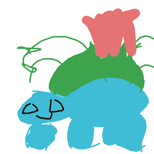 StarryPorygon859's drawing of Ivysaur — Pokémon sketch on Sketchdex