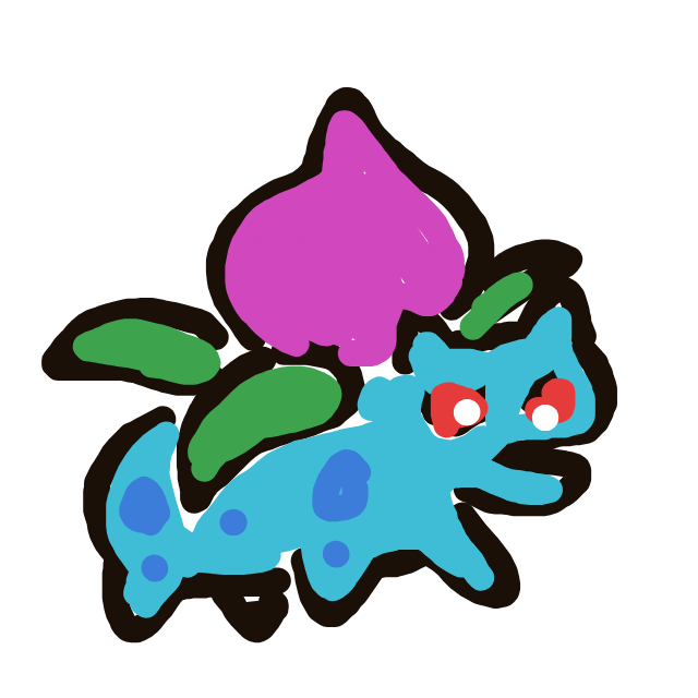MysticHypno768's drawing of Ivysaur — Pokémon sketch on Sketchdex