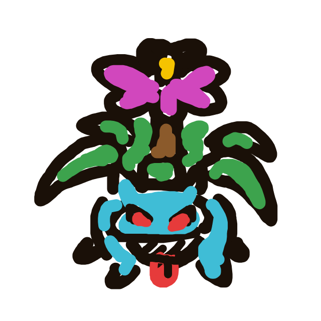 MysticHypno768's drawing of Venusaur — Pokémon sketch on Sketchdex