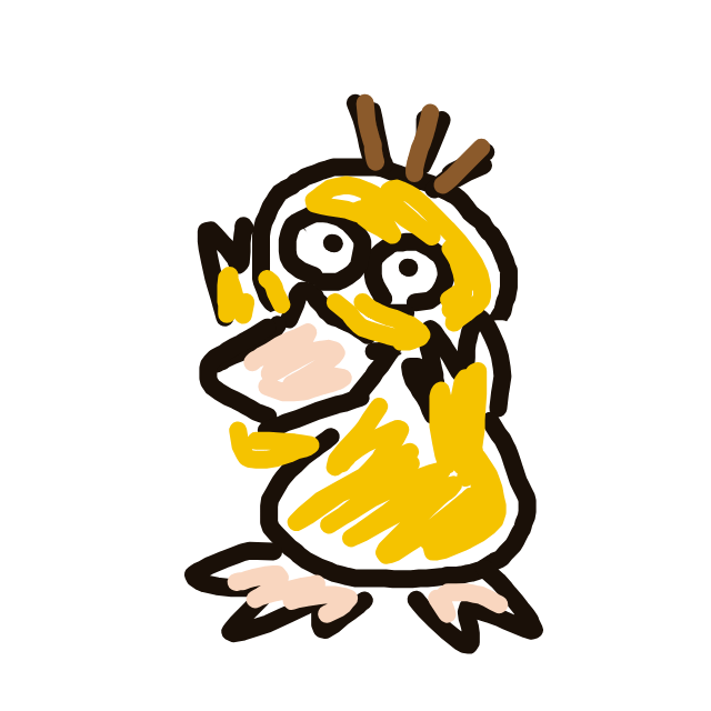 MysticHypno768's drawing of Psyduck — Pokémon sketch on Sketchdex