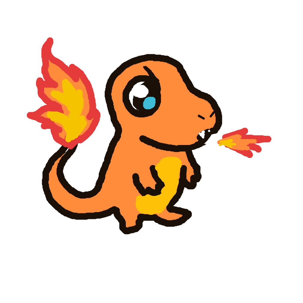 MiloSelfEsteem's drawing of Charmander — Pokémon sketch on Sketchdex