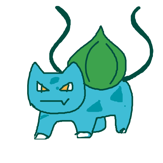 SouperBird's drawing of Bulbasaur — Pokémon sketch on Sketchdex