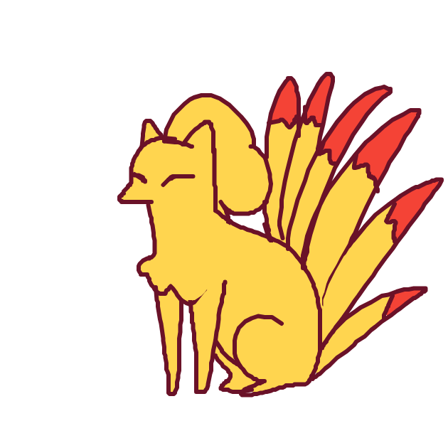SouperBird's drawing of Ninetales — Pokémon sketch on Sketchdex
