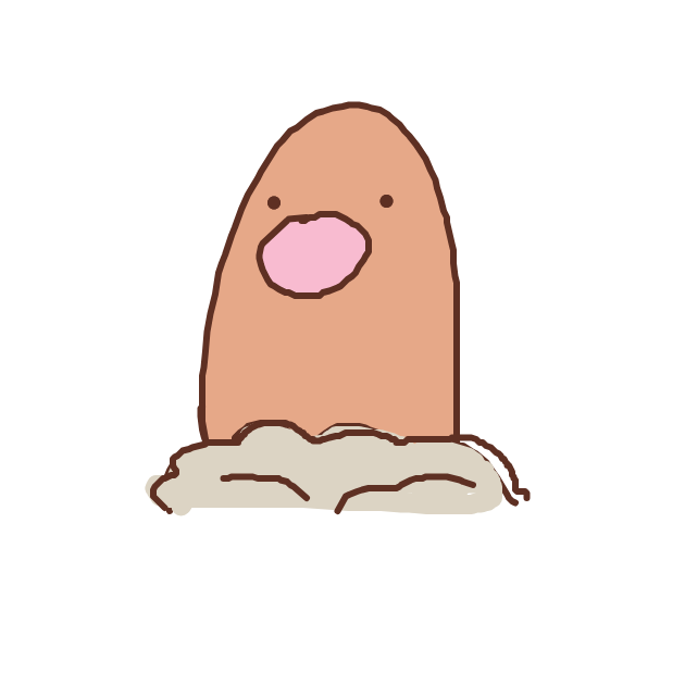 SouperBird's drawing of Diglett — Pokémon sketch on Sketchdex