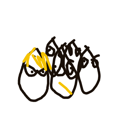 RadiantBulbasaur439's drawing of Exeggcute — Pokémon sketch on Sketchdex