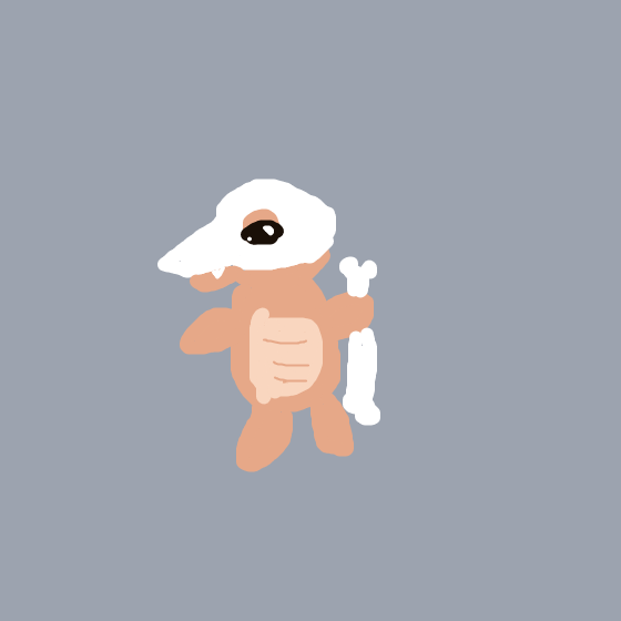 perigeeprincess's drawing of Cubone — Pokémon sketch on Sketchdex