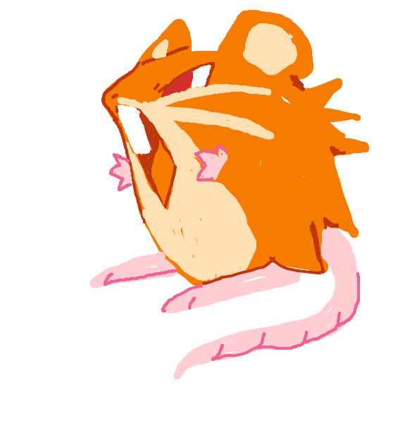 WaveMarowak944's drawing of Raticate — Pokémon fan art on Sketchdex