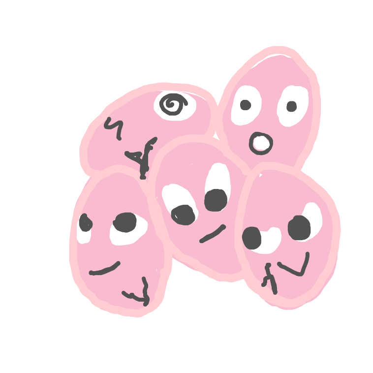 PhoneBois's drawing of Exeggcute — Pokémon sketch on Sketchdex