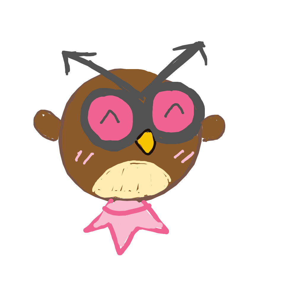 PhoneBois's drawing of Hoothoot — best Pokémon fan art on Sketchdex