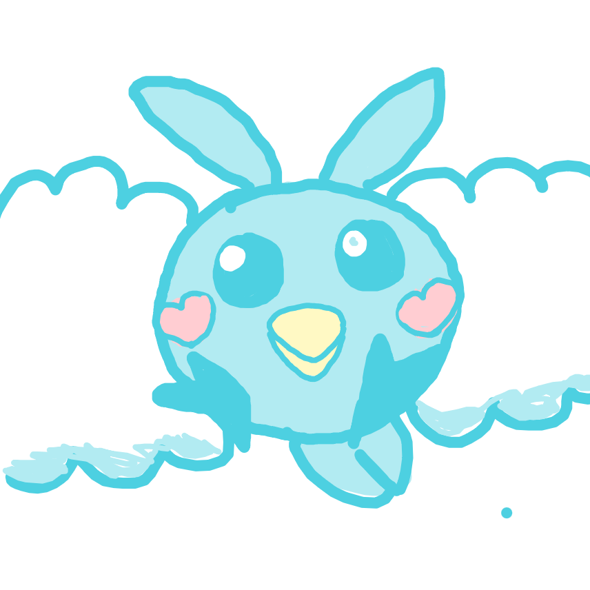 PhoneBois's drawing of Swablu — Pokémon sketch on Sketchdex