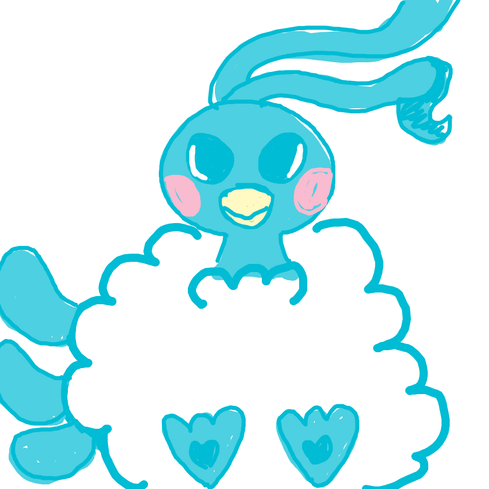 PhoneBois's drawing of Altaria — Pokémon sketch on Sketchdex