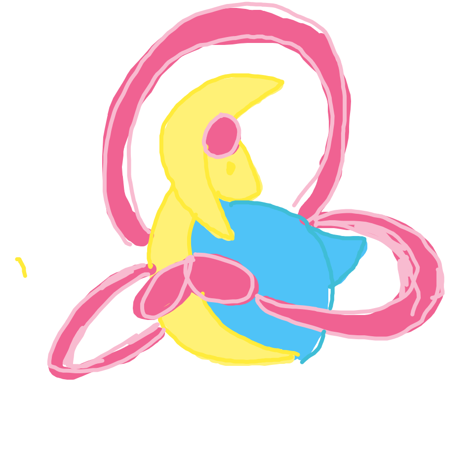 PhoneBois's drawing of Cresselia — best Pokémon fan art on Sketchdex