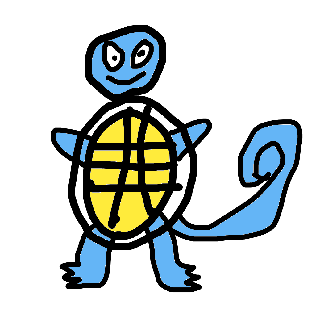 Neatlegend's drawing of Squirtle — best Pokémon fan art on Sketchdex