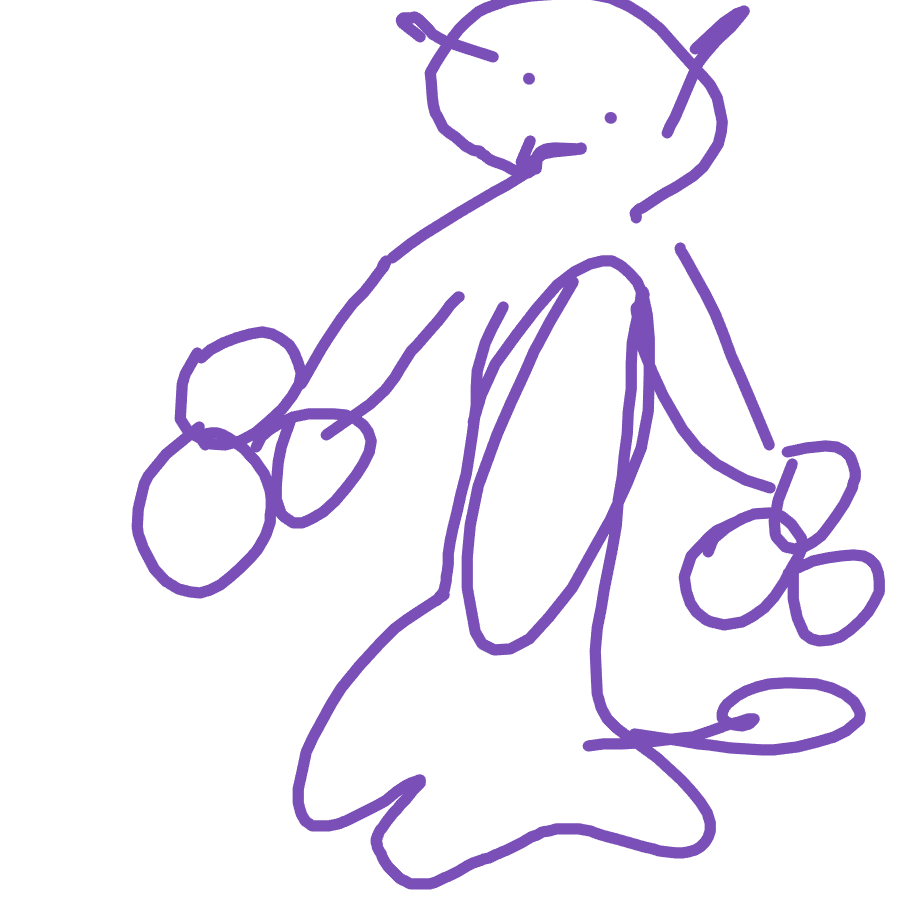 Rrrramela's drawing of Mewtwo — Pokémon sketch on Sketchdex