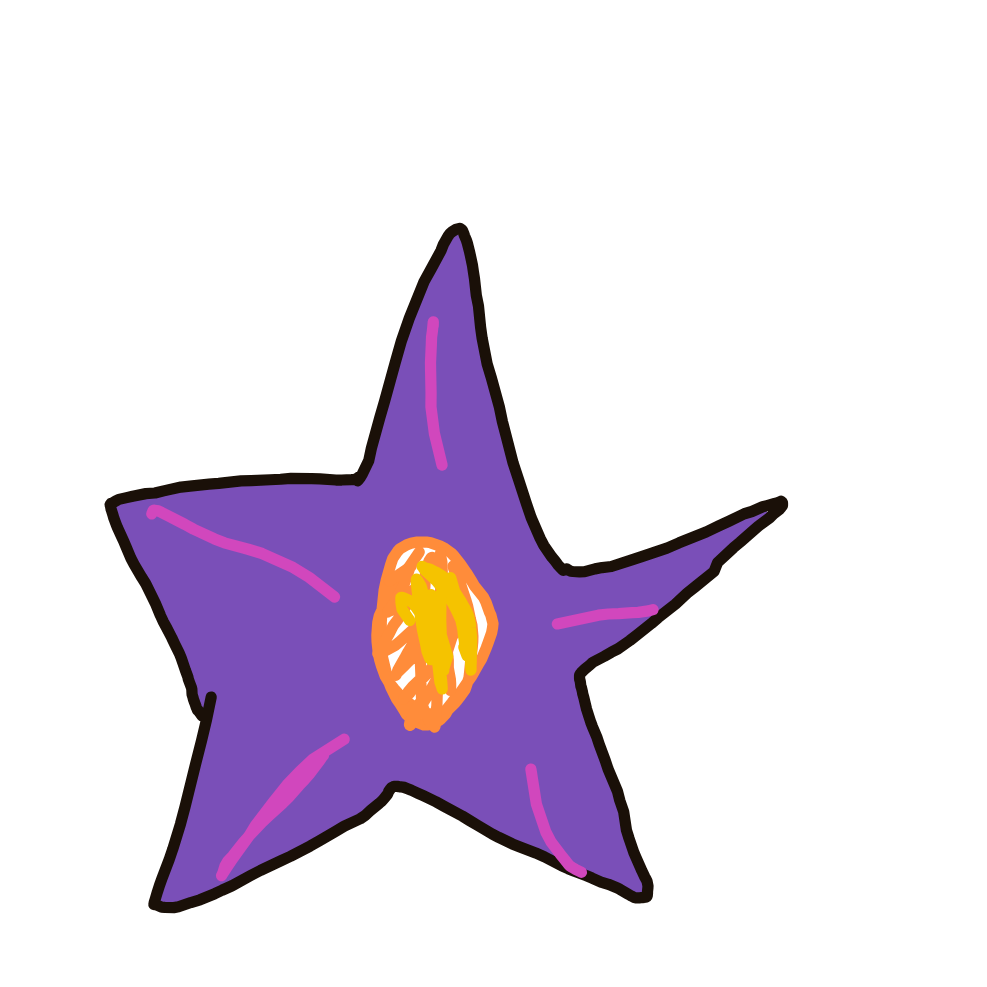 Narancia's drawing of Starmie — Pokémon fan art on Sketchdex